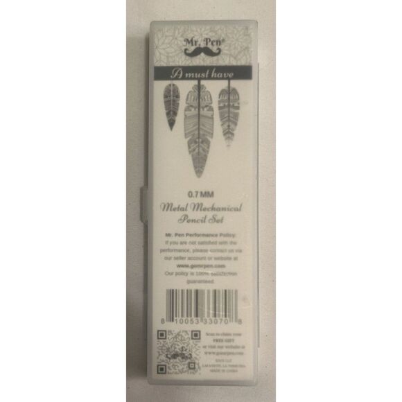 Mr Pen Metal Mechanical Pencil with Refill Set 0.7mm NEW - Picture 3 of 3